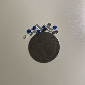 Harry Potter Ravenclaw Origami Owl Background with Blue and Clear Gems